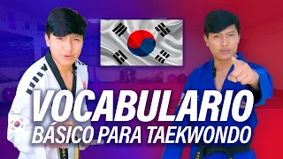 VOCABULARIO para TAEKWONDO | Coreano Básico