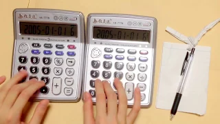 Pirates of the Caribbean Theme but it's played on two calculators