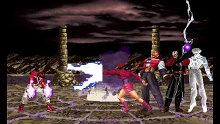 MUGEN KOF Innovation Chris Vs. Super Orochi Boss Team