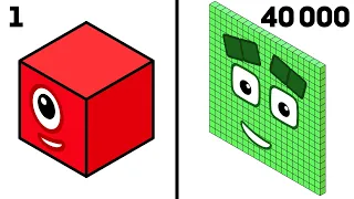 Numberblocks Square Club (Isometric Design)