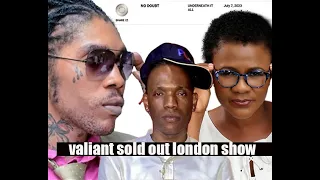 wow! Vybz Kartel did dis for valiant| lady saw certify platinum in usa| valiant sold out London show