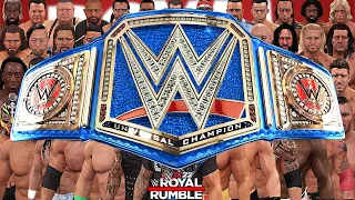 WWE 2K22 THE ROYAL RUMBLE MATCH FOR THE WWE UNIVERSAL CHAMPIONSHIP!