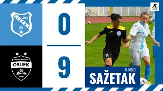 Sažetak | ŽNK Rijeka 0-9 ŽNK Osijek