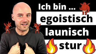 Negative Charaktereigenschaften | Deutsch lernen | A2 B1 B2