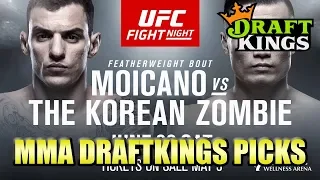 MMA DraftKings Picks - UFC on ESPN+ 12: Moicano vs. Korean Zombie