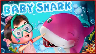 Tubarão bebê | Rimas infantis e canções infantis | Banana Cartoon Português