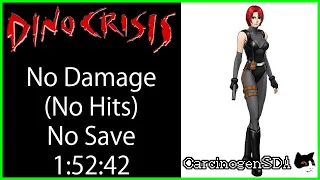 Dino Crisis Walkthrough NO DAMAGE NO SAVES Best Ending (1:52:42)