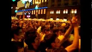 Fan Zone Kiev (Euro 2012). Ukraine Sweden second and victorious goal of Ukraine