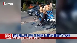 Tawuran Pelajar di Tangerang Selatan, Satu Pelajar Luka Terkena Sabetan Sajam #iNewsPagi 11/12