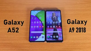 Samsung Galaxy A52 Vs Galaxy A9 2018 Speed Test