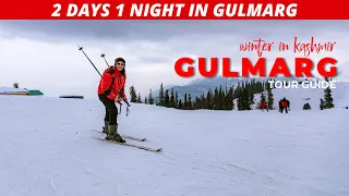 2 Days 1 Night in Gulmarg | Gulmarg Tour Guide Budget & Stay | Igloo Cafe, Ice Skating & Gondola