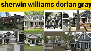 sherwin williams dorian gray | sherwin williams exterior paint colors 2022 | exterior paint