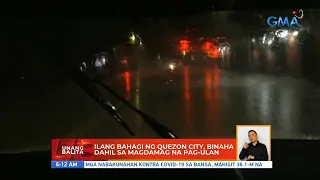 Ilang bahagi ng Quezon City, binaha dahil sa magdamag na pag-ulan | UB