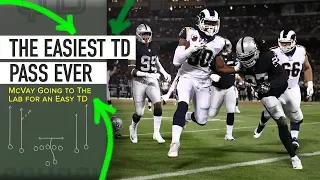 What was the Easiest Touchdown Pass of 2018?