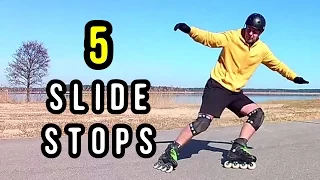 5 Slide Stops on Inline Skates