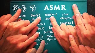 ASMR 1hr Fast Tapping on 11,063 Names (Highly Requested)