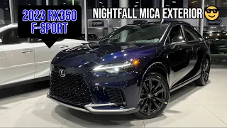 2023 LEXUS RX350 F-SPORT 2 in NIGHTFALL MICA with BLACK INTERIOR