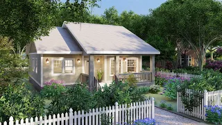 Perfect Cozy Small House Design Ideas | Downsizing Made Easy | 31'x33' (9x10m) Dream Home!