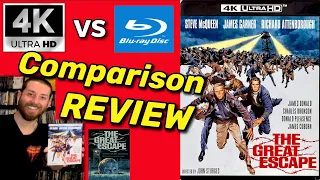 The Great Escape 4K UltraHD Blu Ray Review Unboxing & 4K vs Blu Ray Comparison Kino Lorber Criterion