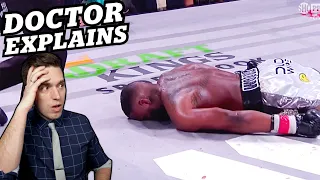 Jake Paul MASSIVE KNOCKOUT of Tyron Woodley - Doctor Explains