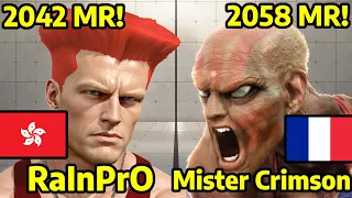 🌩STREET FIGHTER 6 ➥ RaInPrO (GUILE ガイル) VS. Mister Crimson (DHALSIM ダルシム) 4K Master Ranks🌧