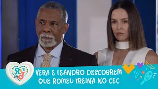 Vera e Leandro descobrem que Romeu treina no CEC | A Infância de Romeu de Julieta