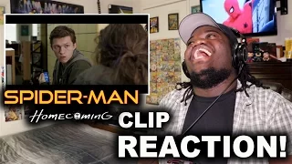 SPIDER-MAN HOMECOMING CLIP : REACTION!