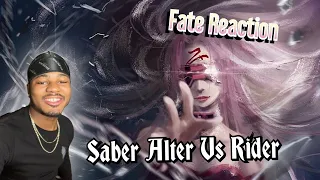 Saber Alter vs Rider Reaction!! I Need to watch Fate