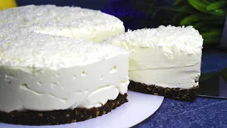 HEALTHY cheesecake without baking! Keto recipe without gelatin, gluten-free, sugar-free! Subtitles