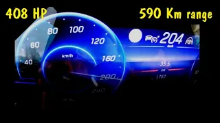 2022 Mercedes EQE 500 408 HP Acceleration 0-200 km/h
