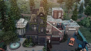 VAMPIRE VS. WEREWOLF home! Frenemy neighbours?!  || The Sims 4 Speed build