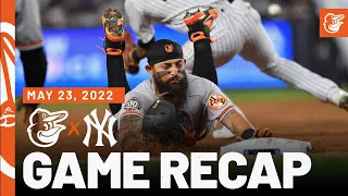 Orioles vs. Yankees Game Recap (5/23/22) | Baltimore Orioles