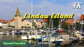 Lindau Island, Bodensee, Lake Constance - Bavaria Germany Travel 4K Video