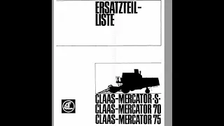 Claas Mercator S 70 75 Parts Catalog
