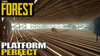 Huge Awesome Platform Under Base | The Forest Gameplay | E12
