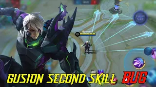 GUSION SECOND SKILL BUG MLBB