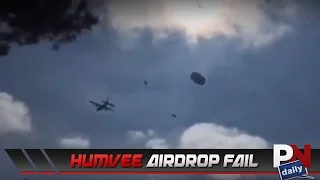 Humveee Airdrop Gone Wrong!