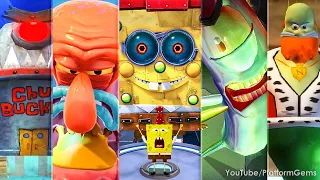 Top 5 Final Bosses In SpongeBob Games (2003-2023) 2K 60FPS