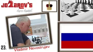 No reposition of pieces, no retreats, just straight forward!!! 100% attack by Vladimir Nevostrujev