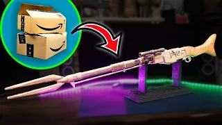 How to make the Mandalorian Rifle from CARDBOARD!