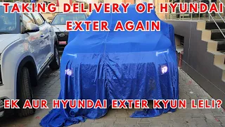 Taking Delivery of 1 more Hyundai Exter | Hyundai Exter Delivery | एक और Exter आ गई |