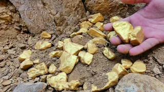 wowGold Rush!I am Digging for Treasure at Mountain worth Million Dollar from Huge Nuggets of gold.