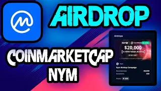 🔵 AIRDROP NYM EN COINMARKETCAP