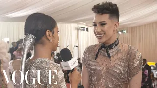 James Charles on Going Outside His Comfort Zone for the Met Gala | Met Gala 2019 With Liza Koshy