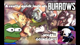 A really quick look at: Burrows (Furry visual novel)