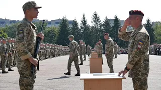 У Житомирі десантників склали присягу на вірність українському народу