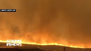 Massive wildfires raging across Texas Panhandle