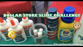 DOLLAR STORE SLIME CHALLENGE