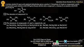 LIVE Doubt Session for IIT Main/ Adv. & NEET | Organic Chemistry Clinic | 44th Day | Ajnish Sir