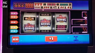 Triple Golden Cherries with Sprinkles On Top Slot Machine MAX BET BONUSES WON | Live Slot Play w/NG